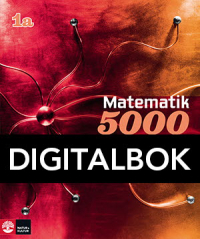 Matematik 5000 Kurs 1a Röd Lärobok Digitalbok - 