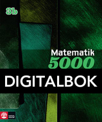 Matematik 5000 Kurs 3b Grön Lärobok Digitalbok - 