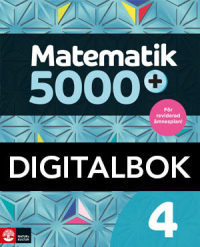 Matematik 5000+ Kurs 4 Lärobok Digitalbok Upplaga 2021 - 