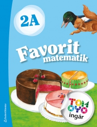 Omslag för 'Favorit matematik 2A Elevpaket - Tryckt bok + Digital elevlicens 12 mån - 44-16684-1'