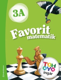 Omslag för 'Favorit matematik 3A Elevpaket - Tryckt bok + Digital elevlicens 12 mån - 44-16686-5'