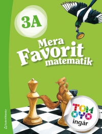 Omslag för 'Mera Favorit matematik 3A Elevpaket - Tryckt bok + Digital elevlicens 12 mån - 44-16689-6'