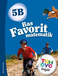 Omslag för 'Bas Favorit matematik 5B Elevpaket - Tryckt bok + Digital elevlicens 12 mån - 44-17461-7'