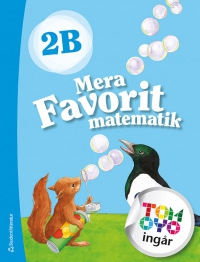 Omslag för 'Mera Favorit matematik 2B Elevpaket - Tryckt bok + Digital elevlicens 12 mån - 44-17468-6'