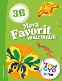 Omslag för 'Mera Favorit matematik 3B Elevpaket - Tryckt bok + Digital elevlicens 12 mån - 44-17500-3'