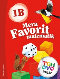 Omslag för 'Mera Favorit matematik 1B Elevpaket - Tryckt bok + Digital elevlicens 12 mån - 44-17610-9'