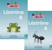 Omslag för 'Liber Läs Lästräna A bok 1 och 2 - 47-15089-2'