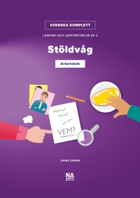 Omslag för 'Svenska Komplett - Åk 2 Läsning och läsförståelse - Stöldvåg Arbetsbok - 89565-35-7'