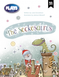 Omslag för 'Plays to Read - The sockosaurus, 6-pack - 89565-44-9'