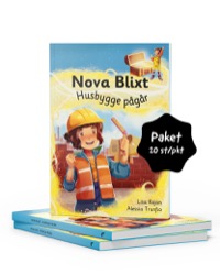 Omslag för 'Klasspaket Nova Blixt: Husbygge pågår 20 böcker - TUKL-88955-26-5'